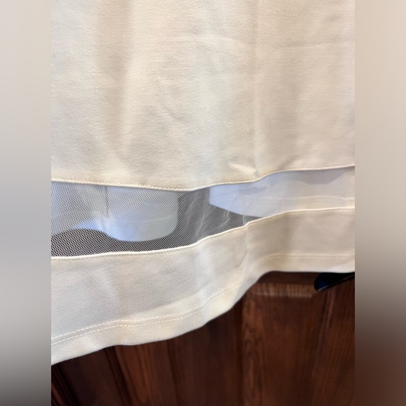 Lulus Sheer Factor White Mesh Skater Dress women’s size M NWT sold out online - Picture 9 of 11